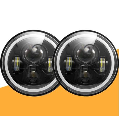 12V डीआरएल जीप रैंगलर ऑफरॉड 80W हेलो फॉग लाइट्स