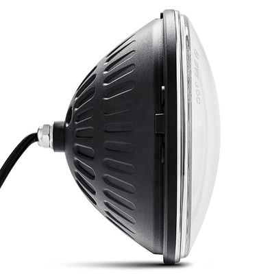 30W 2100Lm IP67 LED राउंड ड्राइविंग लाइट, 7000K सील्ड बीम LED हेडलाइट